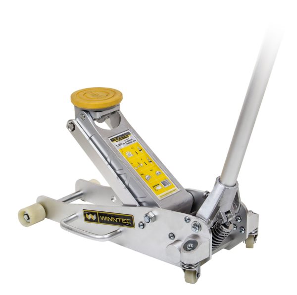 1.35 Ton Aluminium Racing Trolley Jack by Winntec from Tyre Bay Direct.