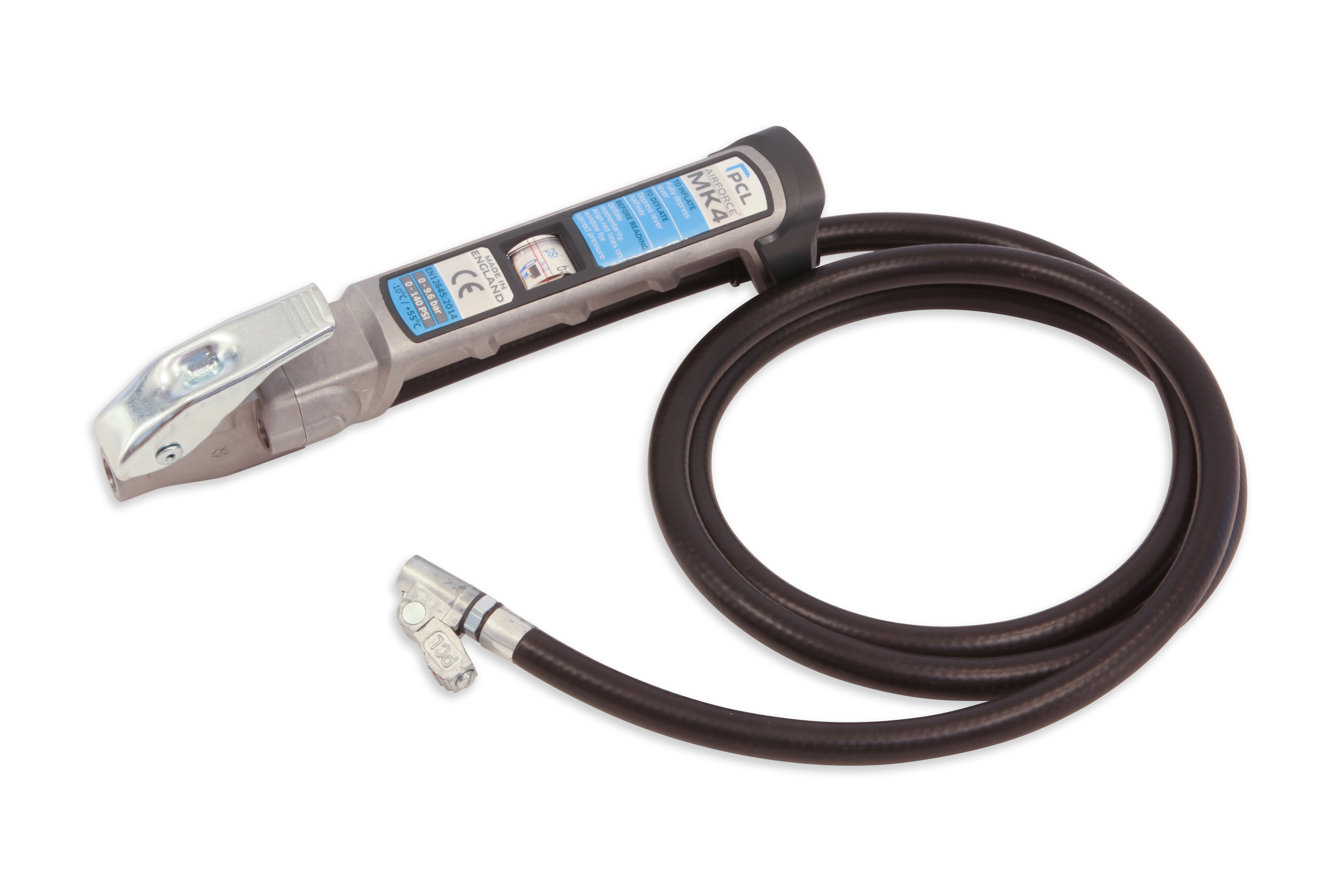 PCL MK4 Gauge with Twin Clipon Connector & 2.7m Hose