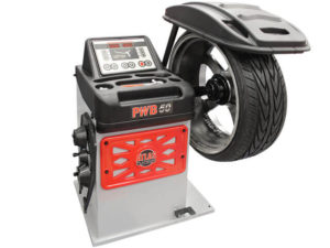 PWB50 30” Semi Automatic 2D Wheel Balancer with Digital Display
