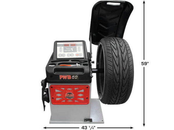 Atlas Platinum PWB50 Wheel Balancer (Front)