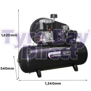 Airmate TN7.5/270 Air Compressor Dimensions