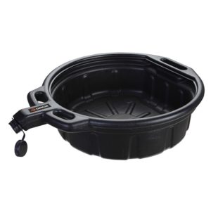 GROZ Oil Coolant Gearbox Drain Pan Black
