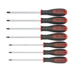 GearWrench 7Pc Torx Dual Material Screwdriver Set 6 Blades