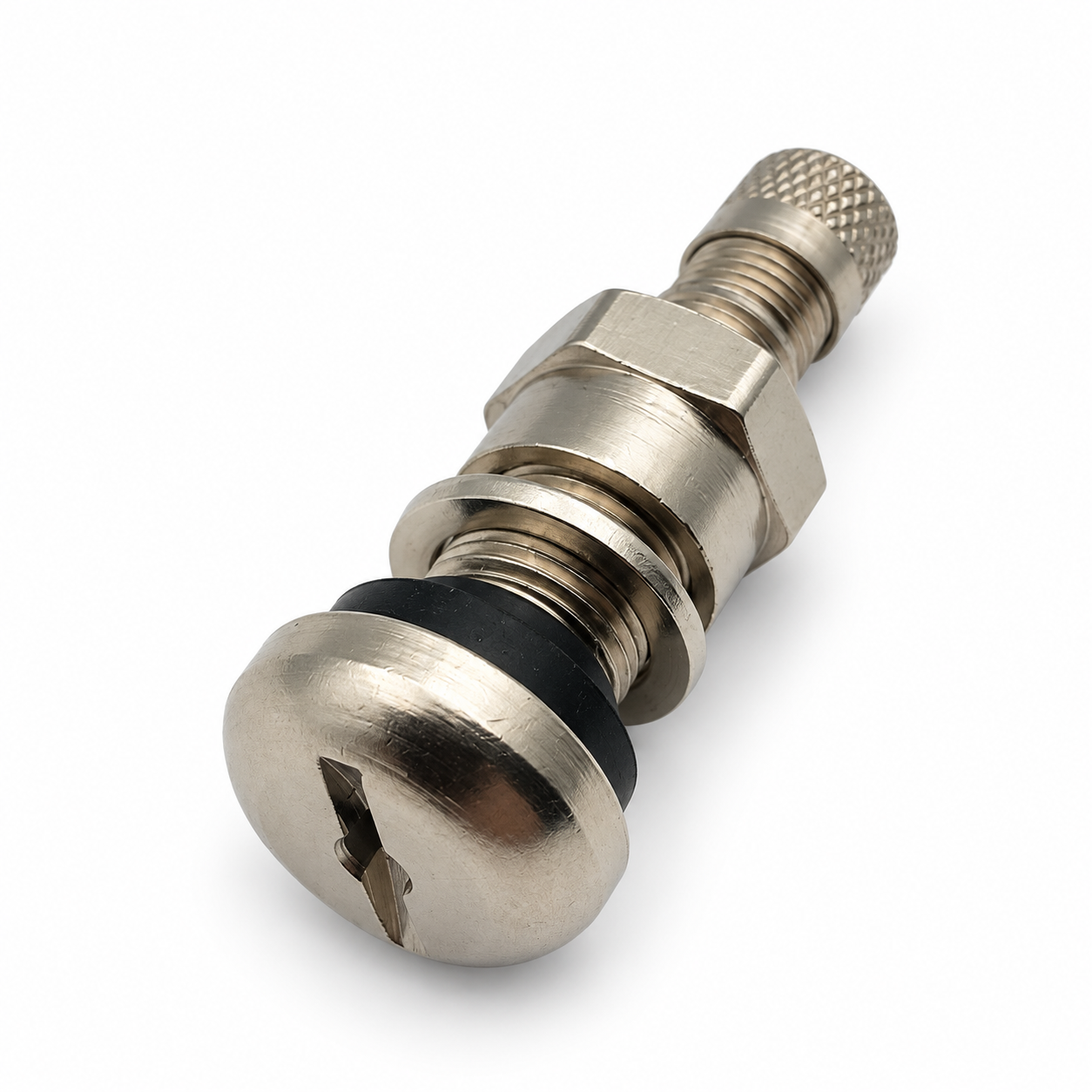 Metal valve on white background-5