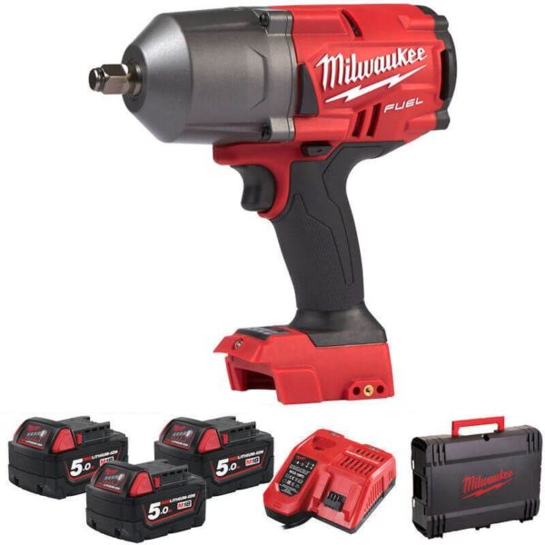 Milwaukee MWM18FHIWF12-503XB High Torque Impact Wrench at Tyre Bay Direct