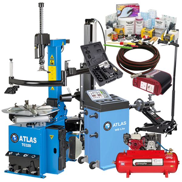 Atlas Mobile Tyre Fitting Equipment Package Tyre Bay Direct