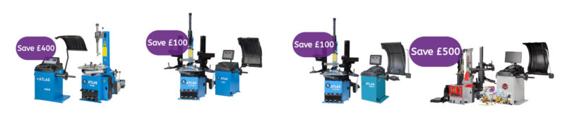 Why buy a tyre machine package - package examples with savings