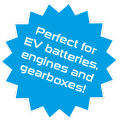 EV electric car battery scissor lifting at Tyre Bay Direct