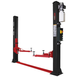 Redback 4000 Two Post Car Lift for garages from Tyre Bay Direct.