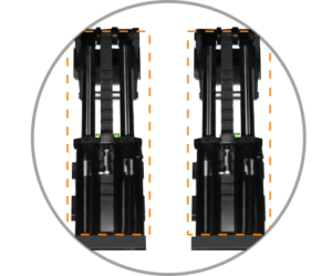 Synchronised hydraulic cylinders system