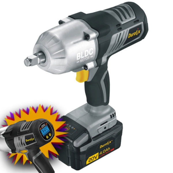 TBD durofix impact wrench with digital screen inset