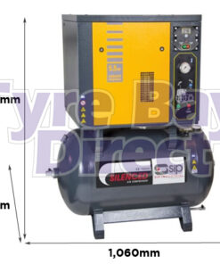 Airmate NB5.5/270 Silenced Compressor dimensions