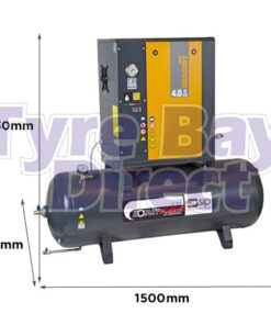 Mercury Mech 4.0-08-200 Screw Compressor dimensions