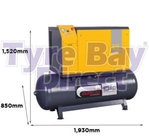 Airmate NB10/500 Silenced Compressor dimensions