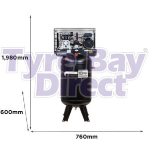 SIP Airmate VN3/150-SB Vertical Air Compressor dimensions