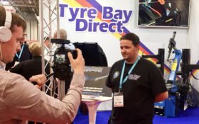 Ant from Tyre Bay Direct at Automechanika interview with Garage Wire