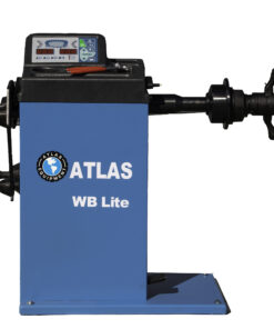 With no lowering hood, the Atlas WB Lite manual wheel balancer is an ideal choice for those with limited working space.