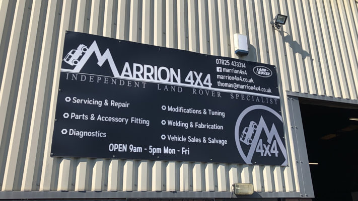 Marrion 4x4 sign