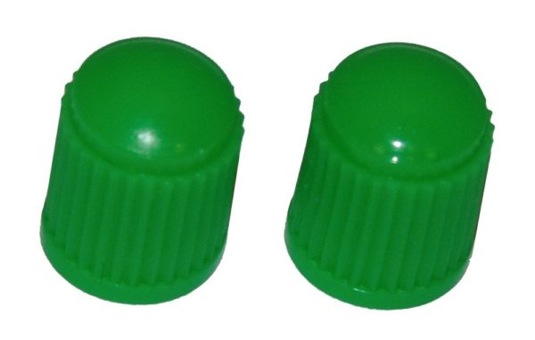 VC8G - Green Plastic Caps Qty 100