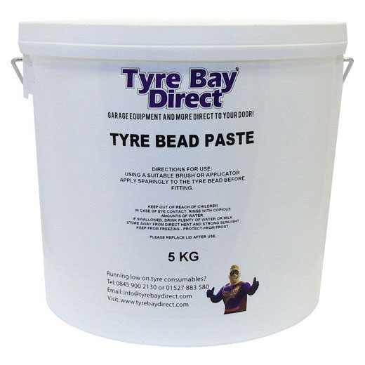 Universal White Tyre Mounting Paste - 5kg Tub